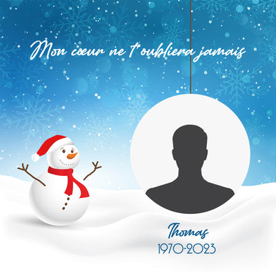 🎨 Déco Créative : Plaques Photo FOREX® bonhomme de neige