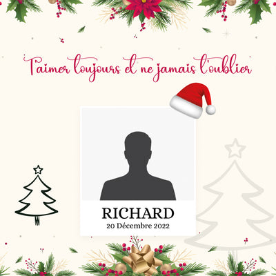 🎨 Déco Créative : Plaques Photo FOREX® chapeau de noel