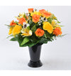 BOUQUET DE VASE ALSTROEMERIA BOUTON OEILLET JAUNE