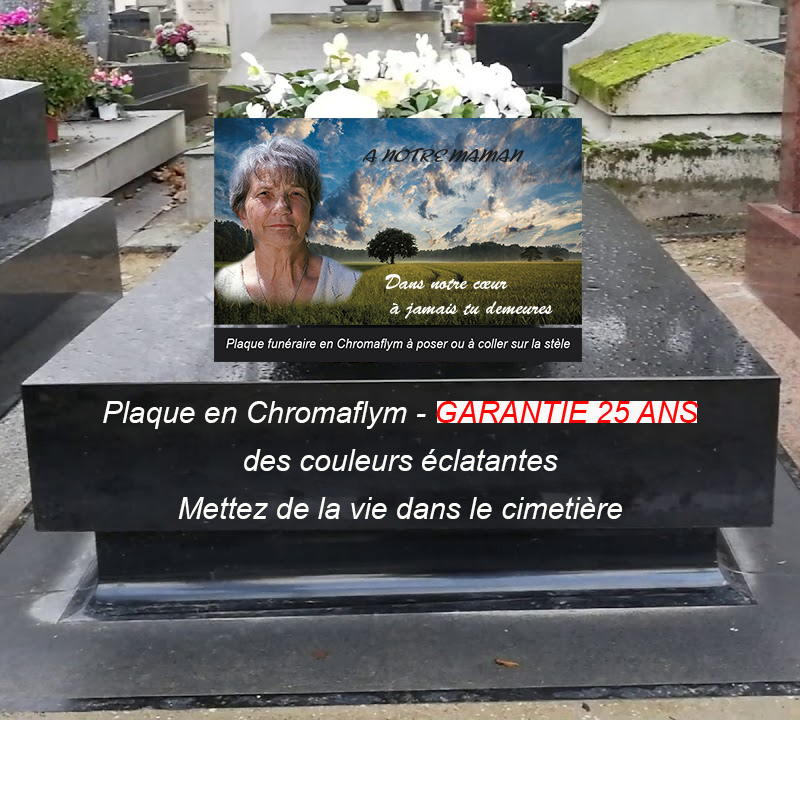 plaque pour tombe terre et ciel, paysage et coucher de soleil | La boutique des petits anges™