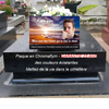 plaque funéraire pour sépulture avec photo