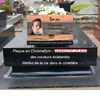 plaque funéraire  pour columbarium et stèle à personnaliser avec photo|La boutique des petits anges™