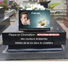 plaque funéraire pour pierre tombale