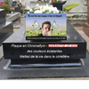 plaque funéraire papa à personnaliser, plaque tombale papillon