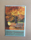 lot de 5 cartes  de condoléances doubles + enveloppes