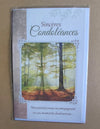 lot de 5 cartes  de condoléances doubles + enveloppes