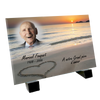 Plaque funéraire avec photo bord de plage - Offre spéciale -80%