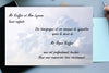 Cartes de Remerciements <br> Décès " nuage "