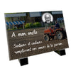 Plaque funéraire métier "Agriculture"