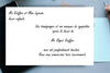 Cartes de Remerciements <br> Décès " Carte vierge "